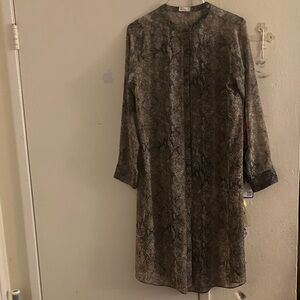 GXF Elegant Snake Print Dress